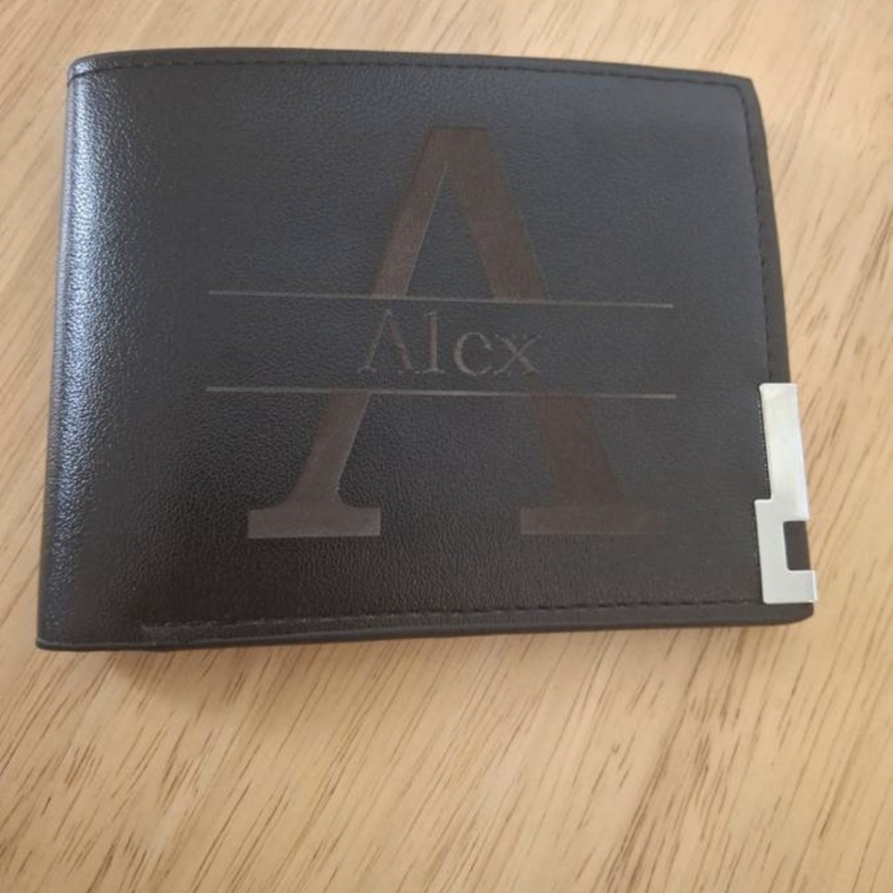 Lazer Engraved Wallet